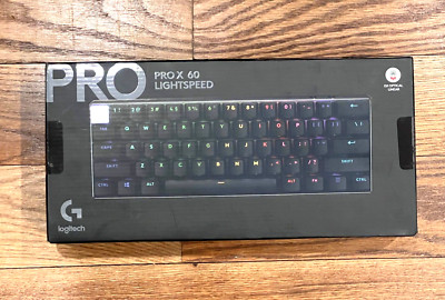 Logitech G Pro X 60 Lightspeed Wireless Gaming Keyboard Black - Brand NEW!