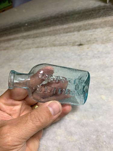 Antique Open Pontil Dr. Tobias Venetian Liniment 1850s Whittled Medicine Bottle - Picture 3 of 18