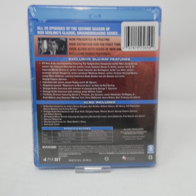 (未使用･未開封品)Twilight Zone: Season Two/ [Blu-ray] [Import] The Twilight Zone: Season Two (Blu-ray, Rod Serling) RARE