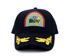 Nostromo Alien Hat CURVED Bill USCSS Movie Patch Cap Navy