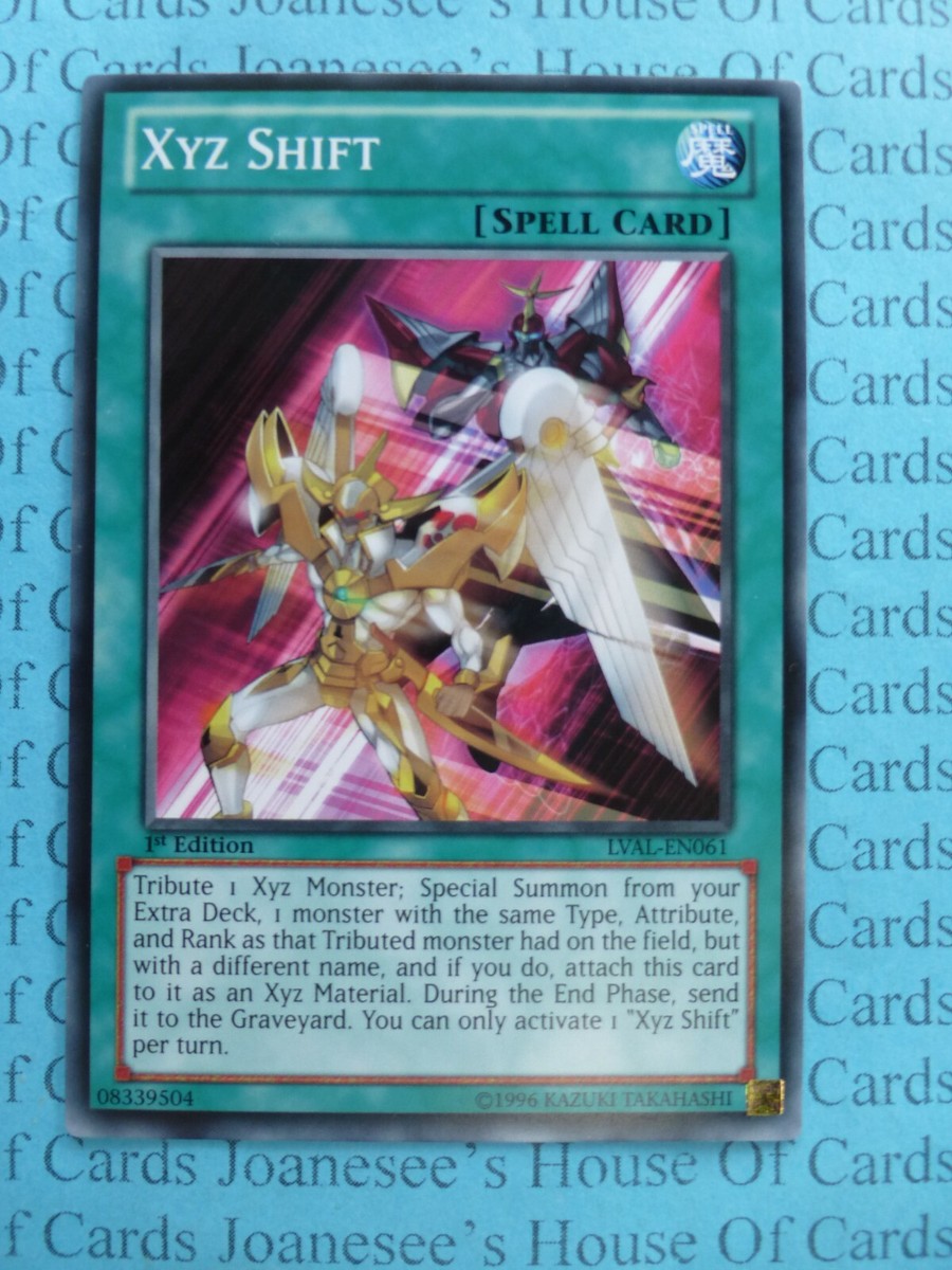 Xyz Shift LVAL-EN061 Common Yu-Gi-Oh Card 1st Edition New | eBay