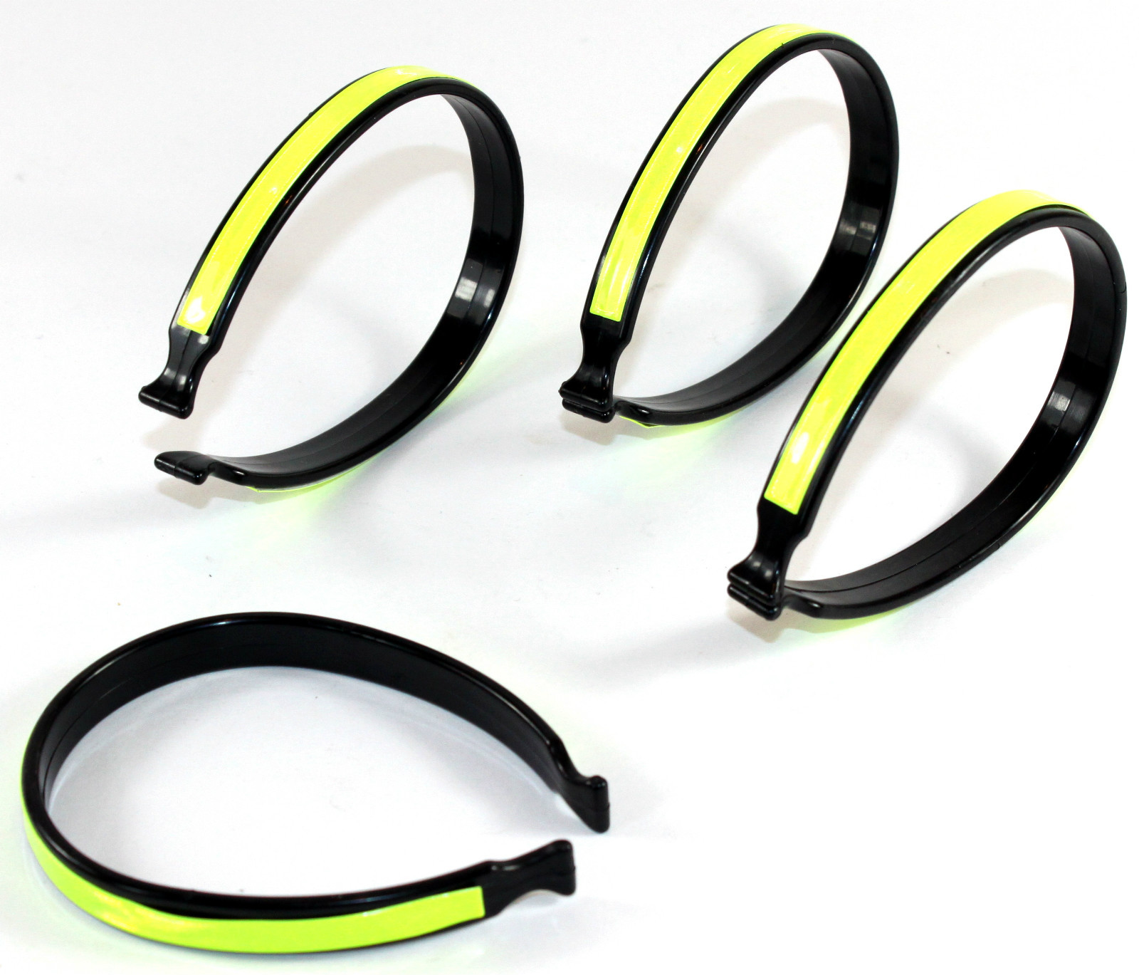 6er Set Fahrrad Hosen Clips - Reflektierende Hosenklammern Für Mehr Sicherheit