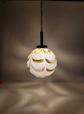 Lampada a sospensione anni '70 Mazzega Murano Vintage Italia