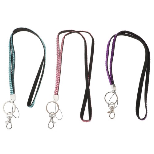 3 Pcs Handyriemen Fitness Fräulein Strass-Hängeband Hängendes Schlüsselband - 第 8/12 張圖片