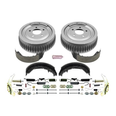 KOE15286DK Powerstop Brake Drum and Shoe Kits 2-Wheel Set Rear for Chevy SaVana