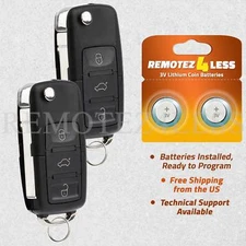 2 Keyless Entry Remote For 2012 2013 2014 2015 2016 VW Volkswagen Passat Key Fob