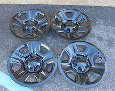 18 Set Of Four 4 Black Skins 2019 20 21 Dodge 1500 Pickup Steel Wheels Rims