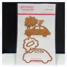 Spellbinders FLOWER DELIVERY Glimmer of the Month Car January 2023