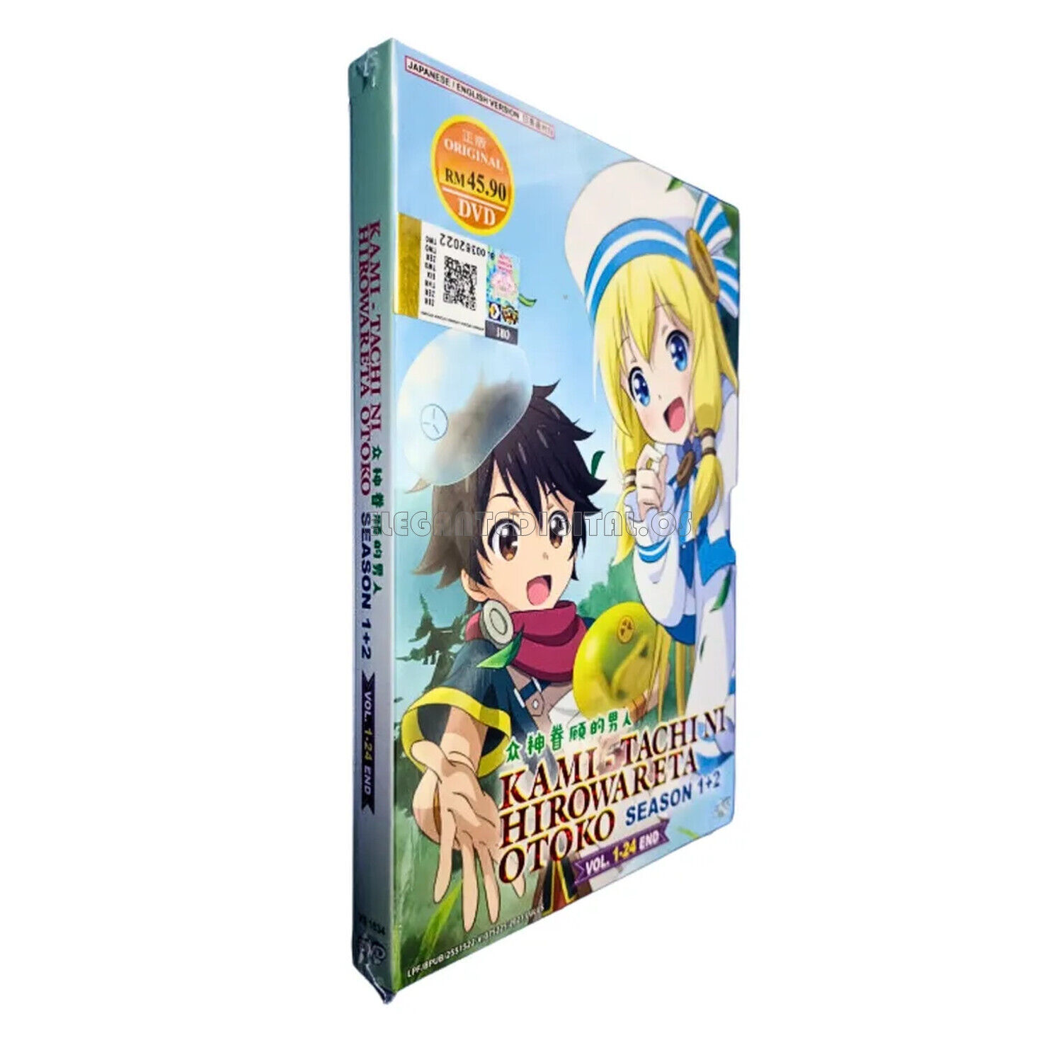 ANIME KAMI-TACHI NI HIROWARETA OTOKO SEA 1-2 VOL.1-24 END DVD ENG DUB+FREE  ANIME