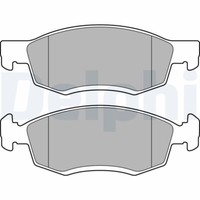 Delphi LP2137 Bremsbelagsatz, Scheibenbremse FüR Chevrolet Dacia Lada Renault