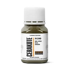 CERAKOTE® H-SERIES Oven Cure Coating with Part B H-240 MilSpec O.D. Green (4oz)