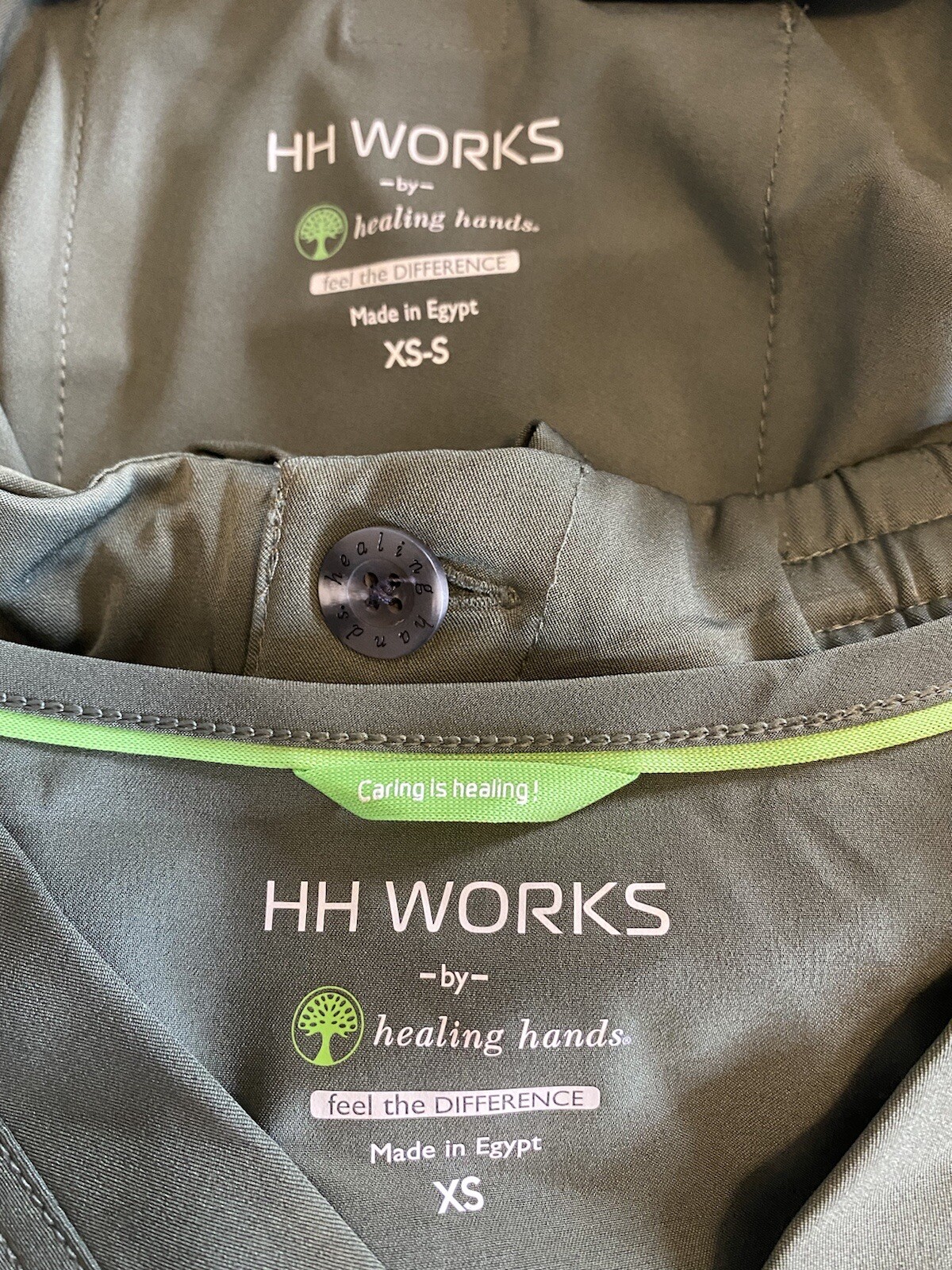 Men’s Scrubs Set Brand Healing Hands Works Color Ol… Gem