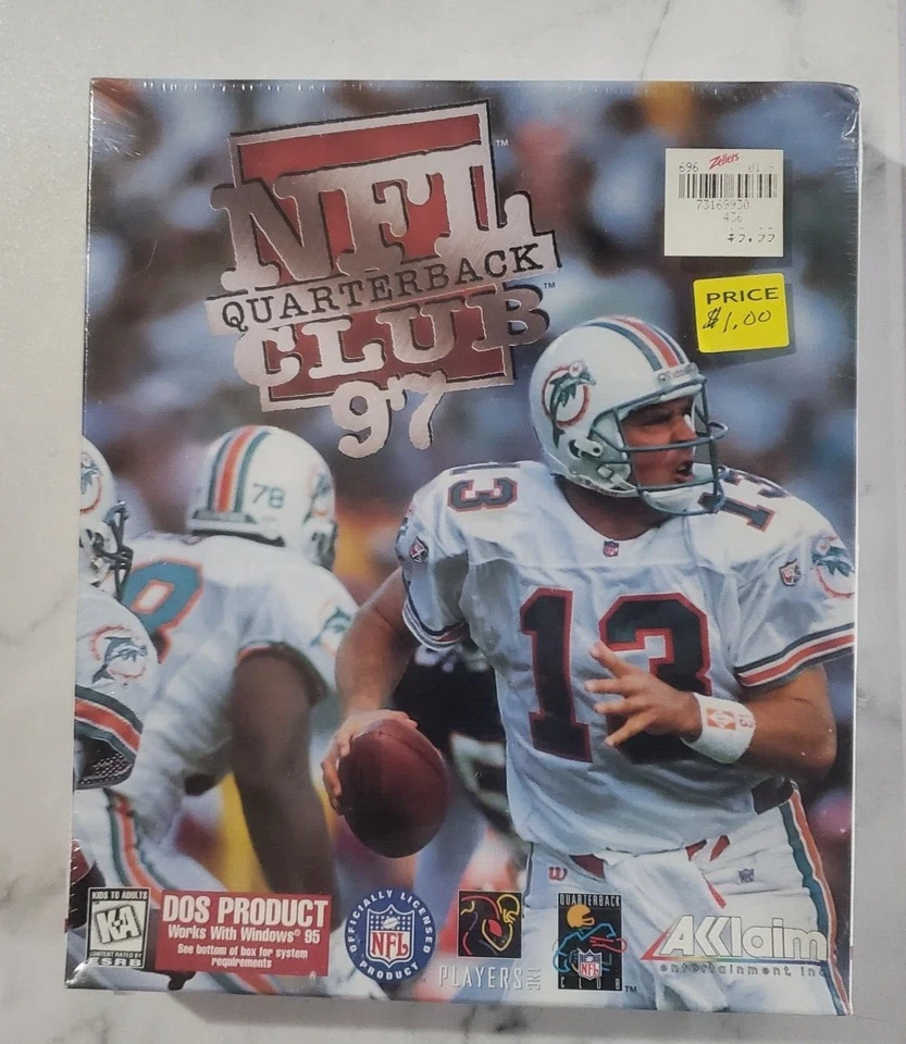 NFL Quarterback Club 97 BIG BOX Sealed Wrap has contracted affecting the box. - Image 2 of 4