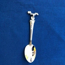 Maine The Pine State Collectable Miniature Spoon with a Bull Moose Handle  