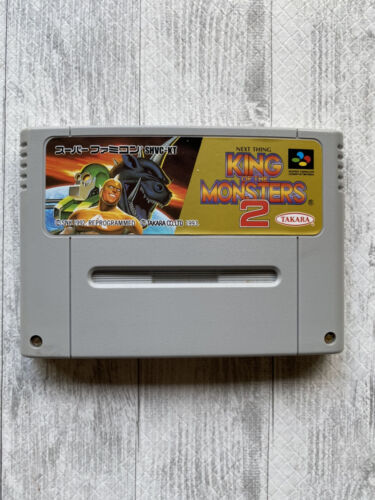 Nintendo Super Famicom SNES King of The Monsters 1 e 2 dal Giappone - Foto 7 di 10