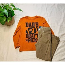 Boy Bundle Long Sleeve T  Corduroy Pants