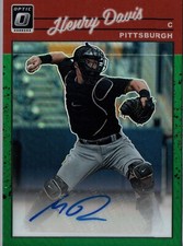 2023 Donruss Baseball Henry Davis AUTO Green  #4/5 Optic Retro 1990 RC SSP