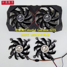 A Pair Fans For Colorful GTX1660 GTX1650 RTX 2060 Video Graphics Card