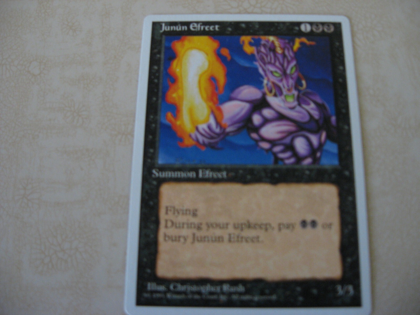 MTG 4th Edition JUNUN EFREET-NM