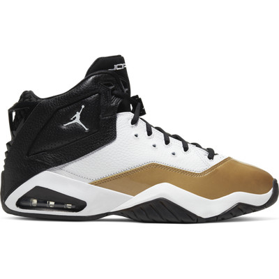 jordan white black gold