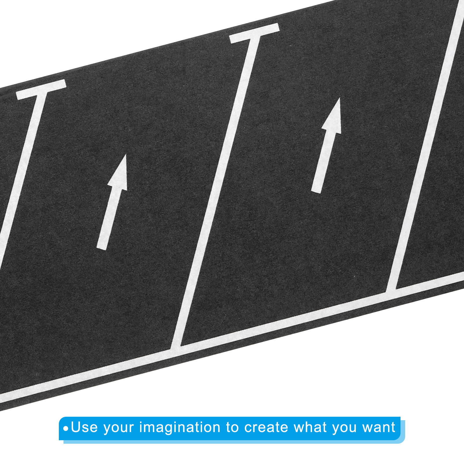 20ft Road Tape, Play Tape Car Track Tape Traffic Washi Tape Style 10, Black eBay