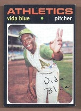 1971 Topps SEMI-HIGH #544 VIDA BLUE NEAR MINT **VERY GRADEABLE** HIGH GRADE