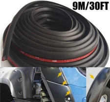 For Car Truck Wheel Fender Flares Edge Trim Rubber Seal Gasket Welting 9m/29.5ft