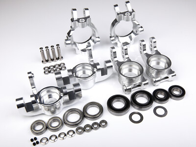 GTB Metal LOSI 5ive T/2.0 Front Spindle Block Knuckles & Rear Wheel Hub & C Hub
