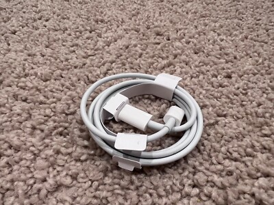 Apple iPhone white USB-C to Lightning cable wire cord iPhone charger computer CA