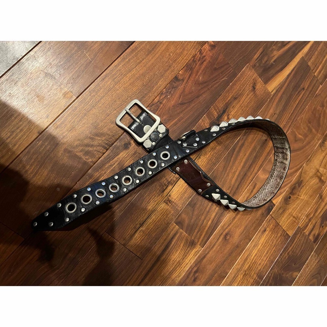 Kmrii Studs Design Leather Belt Black 30 Kmrii Studs Design Leather Belt Black 30