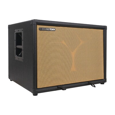 Sound Town 2 x 10  400W Bass Cabinet w/ Horn, Birch Plywood, Black (BGC210BK)