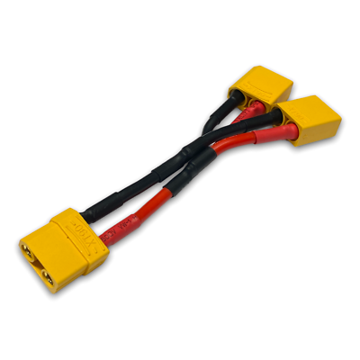 XT90 Buchse auf 2x Stecker parallel AMASS 10AWG !!! Adapter Kabel Ladekabel LiPo