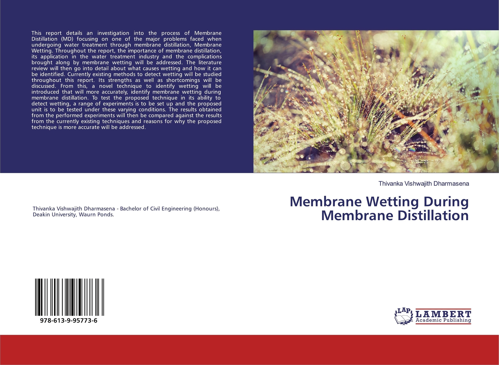 Thumbnail - Membrane Wetting During Membrane Distillation Thivanka Vishwajith