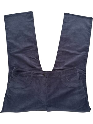 #ad #ad Denim amp; Co. Corduroy Pants Womens Size 18W Blue QVC Soft Comfortable NWT New $50.40