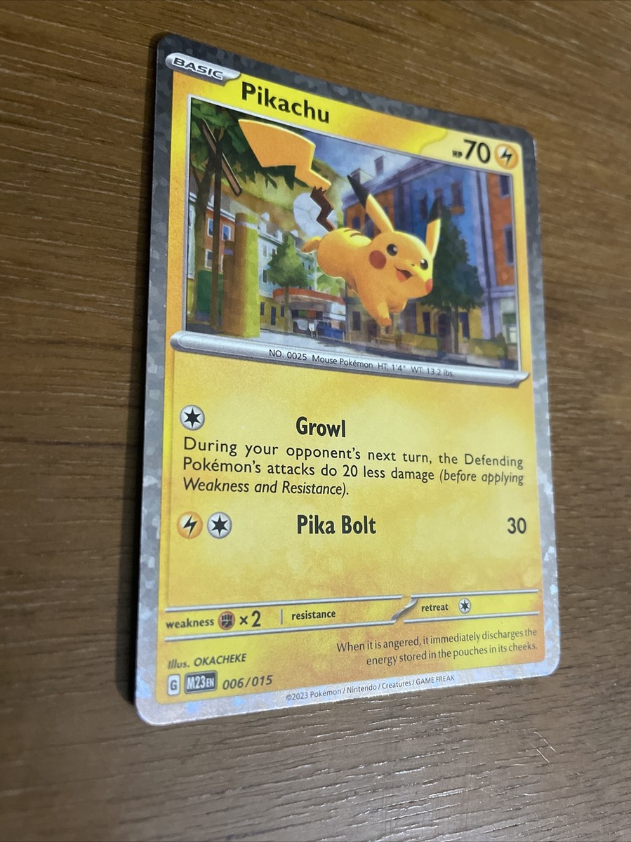 Pikachu Pokemon Card(happymeal) 006/015 RARE | eBay