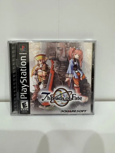 Threads of Fate PS1 (Sony PlayStation PS1) Complete CIB DISC SCRATCH CHECK PHOTO