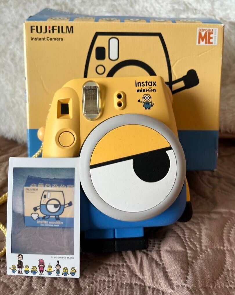 Unterschied Zwischen Instax Mini 8 Und 9 Minion+instax+mini+8+Instant+Camera+Cheki+Yellow+FUJIFILM+INS+MINI+8