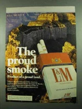 1976 L&M Cigarettes Ad - The Proud Smoke
