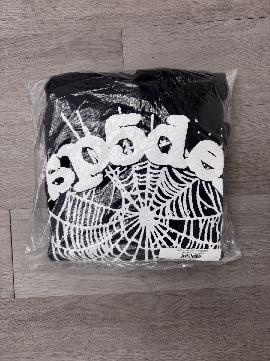 OG Black & White Spyder Hoodie | eBay