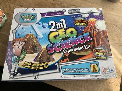 Grafix Weird Science 2 in 1 Geowissenschaft Experimentierset Alter 8+ Kinder Bildung