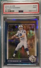 Pop #1 2024 Score Payton Manning PARRALEL STARS - PSA MINT 9 #'d 340/399