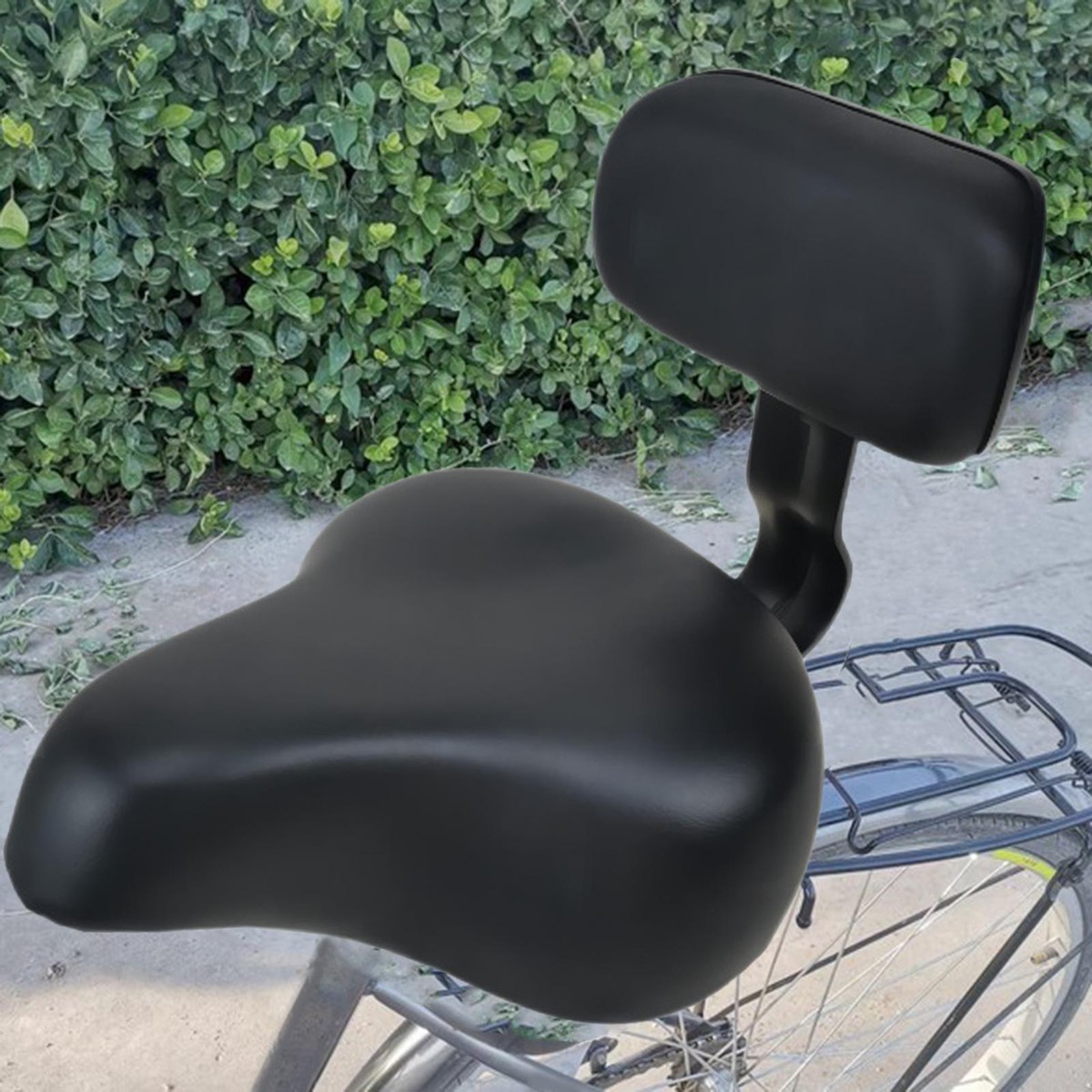 Backrest Comfortable Bicycle Seat For Seniors Bike Seat With