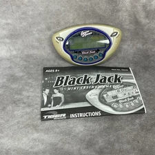 Black Jack Mini Casino Game Handheld Electronic Tiger Games Hasbro Vegas  59230 