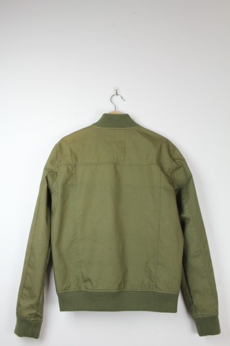 DEUS EX MACHINA GARTH BOMBER JACKET - Sz M Olive Green Winter Biker - Photo 6/14