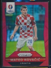 2016-17 Panini Prizm UEFA Euro Blue Prizm /149 Mateo Kovacic #188 Croatia