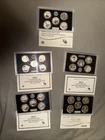 silver quarters lot of 5 2011,12,13,14,19