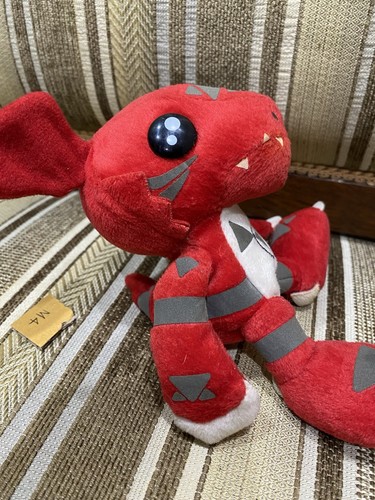 Guilmon Digimon Bandai Japan 2000 Kuta Chara Beanie Plush - Picture 5 of 10