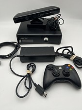 TESTED Xbox 360 S Slim 500GB Console Kinect Controller Power Supply OEM Bundle