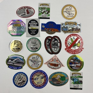 Vintage Australian Mining Stickers South Blackwater Mine Sticker Lot