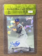 2014 Bowman Platinum Aut0 Prospects Camo 1/5 Yimi Garcia #AP-YG Beckett 9.5/10